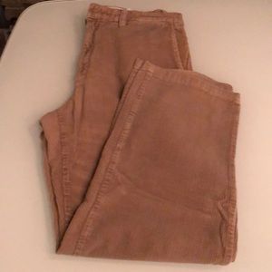 Perry Ellis Tan Relaxed Fit Corduroys